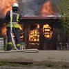 В Киеве сгорел ресторан грузинской кухни (видео)