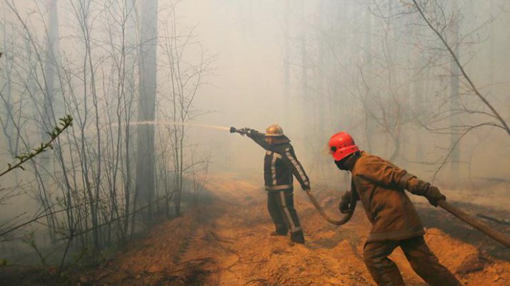 Реальные фото пожарных в чернобыле