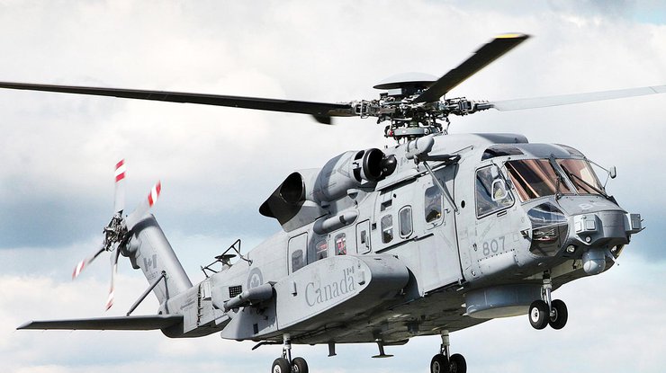 Фото: вертолет CH-148 упал в Ионическом море
