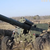 На Рівненщині артилеристи відпрацьовують вогонь із "Гіацинтів"