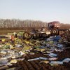 В Харьковской области произошло ДТП с участием грузовика
