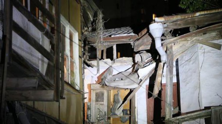 В Одессе рухнул дом / Фото: Odessa.online 