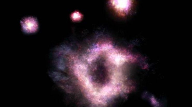 Галактика в форме кольца/ Фото: zn.ua