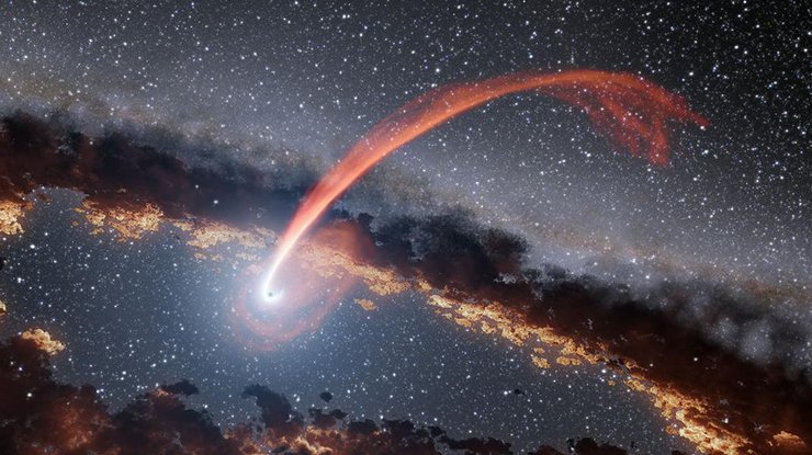 Черная дыра расположена всего в 1000 световых лет от Земли 