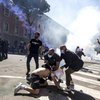 Протесты в Риме: полиция применила слезоточивый газ 