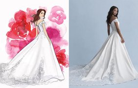Disney выпустил коллекцию свадебных платьев/ Фото: bykvu.com