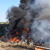 Николаевщина "задыхается" от крупного мусорного пожара (видео)