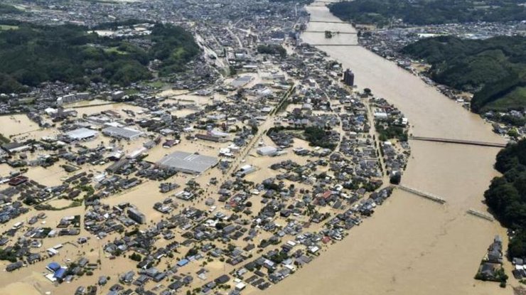 Наводнение в Японии/ Фото: 24tv.ua