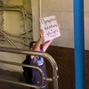 В Минске мужчина заблокировал движение метро (видео) 
