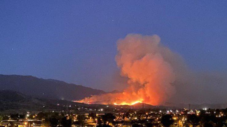 Лесные пожары в Калифорнии/Фото: twitter