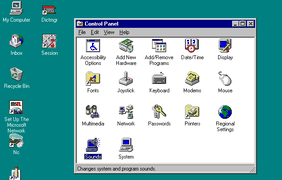 Интерфейс Windows 95