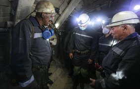 Шмыгаль посетил шахту/ Фото: Facebook