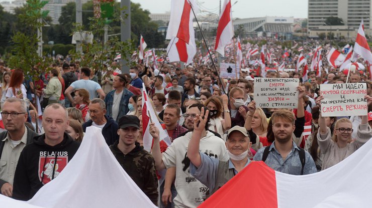 Протесты в Беларуси/ Фото: news.liga.net