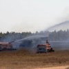 В Украине во время учений загорелся военный полигон