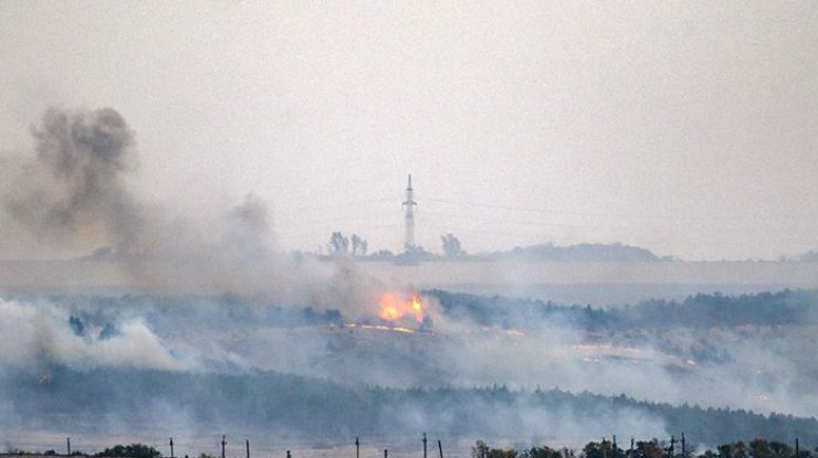 Лесной пожар в Краматорске/Фото: novosti-kramatorskа
