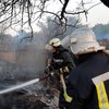 Пожар под Луганском продолжают тушить