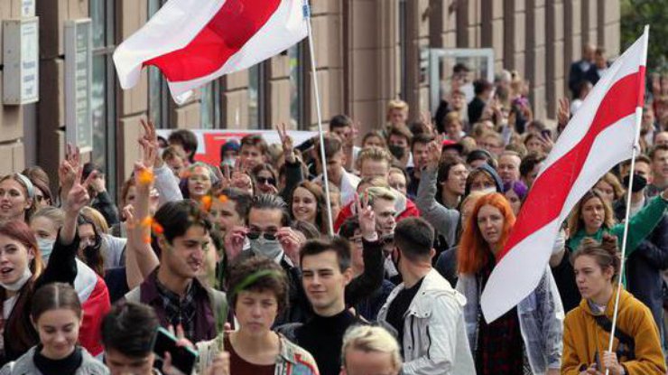 Фото: протесты в Беларуси / DW