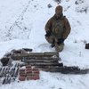Под Луганском был обнаружен незаконный арсенал оружия (фото)