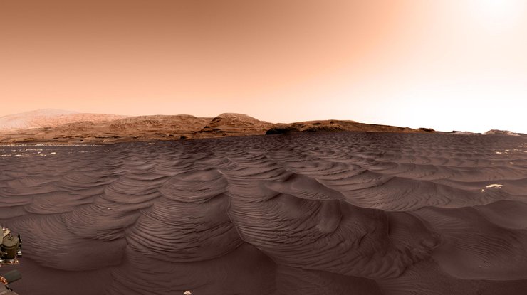 Панорама с Марса, запечатленная 23 декабря 2020 года