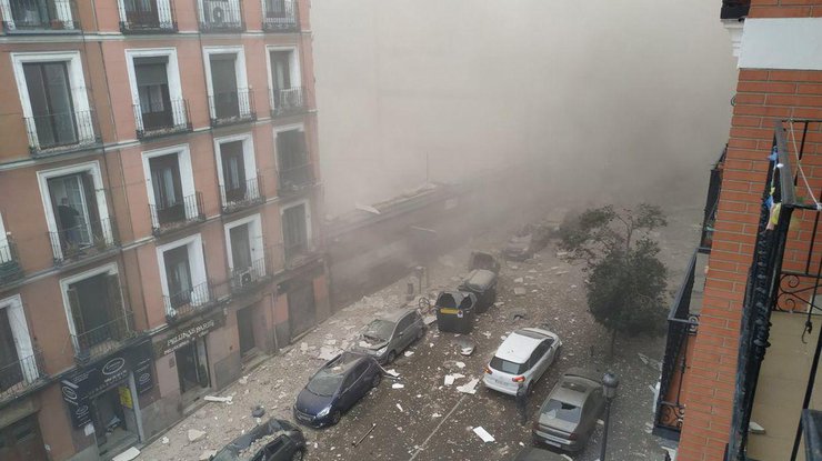 Взрыв в Мадриде/ Фото: news.rbc.ua