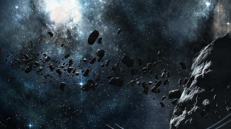 Пояс астероидов станет местом для новой жизни/ фото: Habr