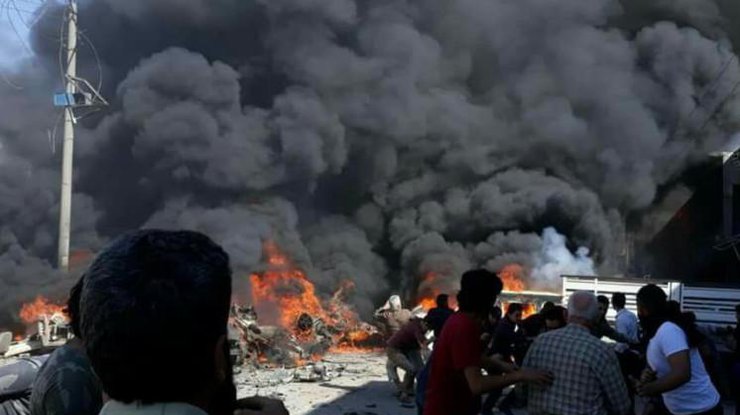 Взрыв в Нигерии/фото: hawarnews