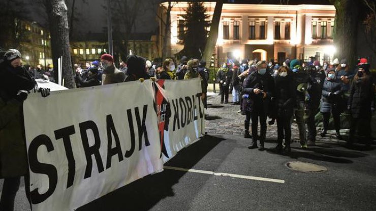 Протесты в Польше/ Фото: pap.pl