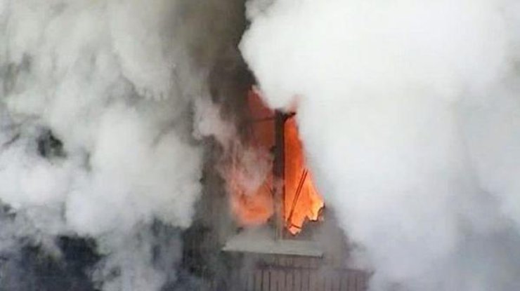 Пожар в Харькове/фото: truexanews