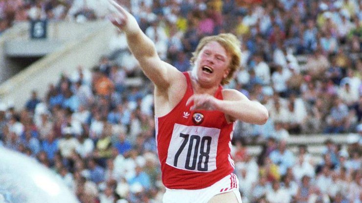 Чемпион Олимпиады-80 по толканию ядра Владимир Киселев