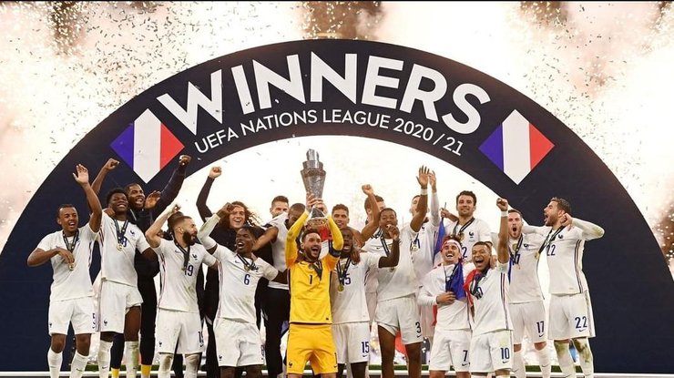 Cборная Франции победила в Лиге наций сезона 2020/2021