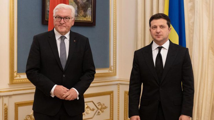 Фото: встреча президентов Украины и Германии