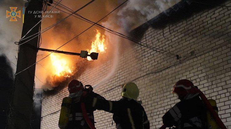 Пожар на улице Бойчука, 45