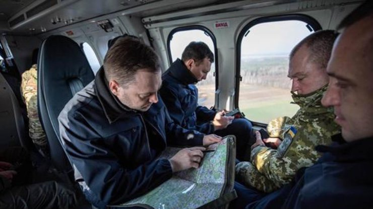 Монастырский вылетел на Волынь / Фото: МВД Украины