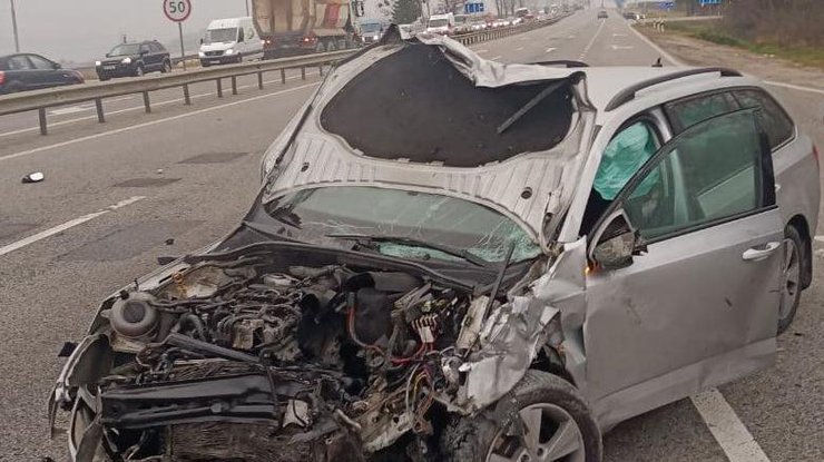 Фото: авария во Львовской области