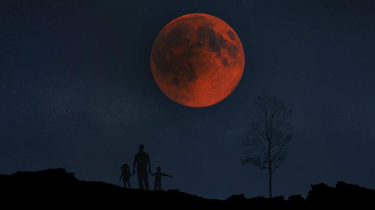 Фото: лунное затмение / RT