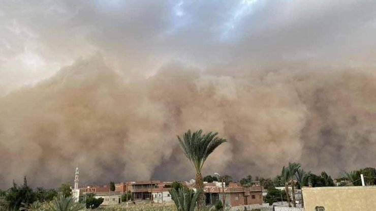 Фото: буря в Египте