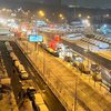 В Киеве пошел первый снег (видео)