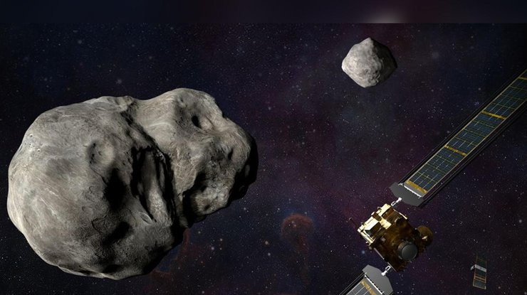 Зонд DART летит к астероиду Дидим - Диморф
