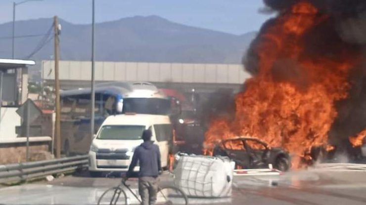 Фото: авария в Мексике / скриншот