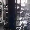 В Индии полностью сгорела COVID-больница, погибли более 10 человек (видео)