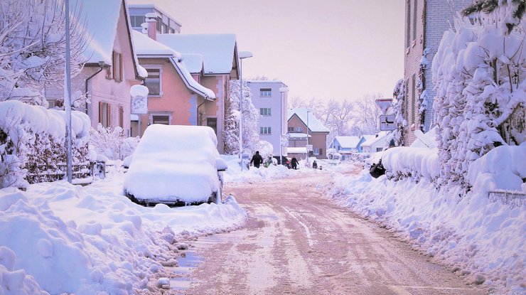 Фото: зима в Украине