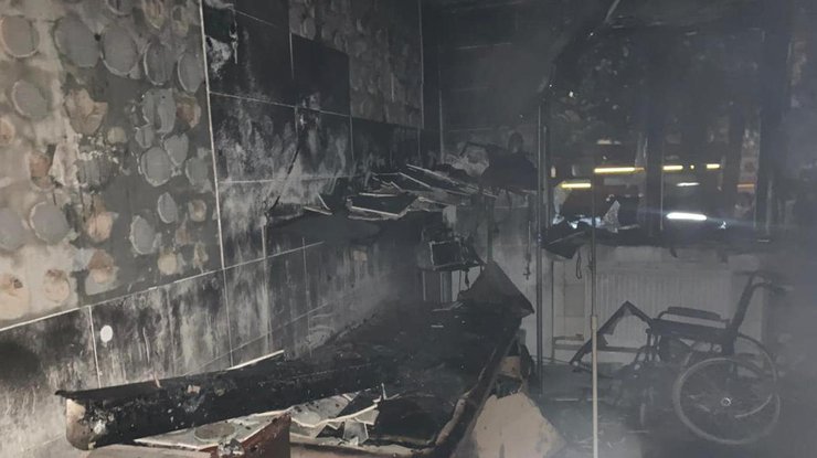 Фото: взрыв больницы 