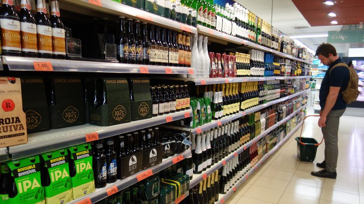 Фото: цены на алкоголь