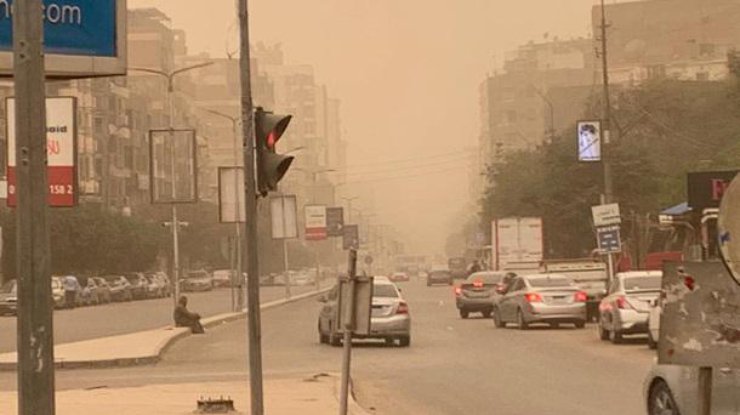 Песчаная буря в Каире / Фото: Ahram Online
