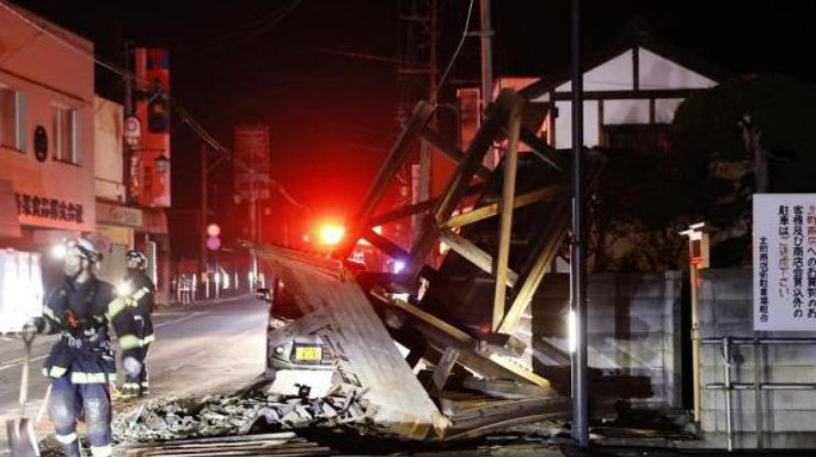 В Японии произошло второе землетрясение Фото: twitter.com/AsianOSINT