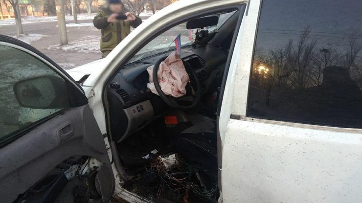 В результате взрыва автомобиля в Горловке пострадал комбат боенвиков с позывным "Длинный"