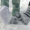 Фіни взялися бігати у шкарпетках по снігу