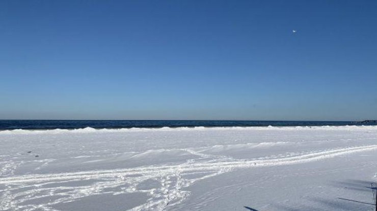 Замерзшее Балтийское море / Фото: twitter.com/katarzyna_KM8