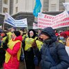 В Киеве митингуют железнодорожники