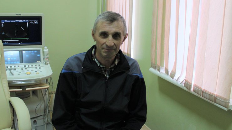 62-летний Николай Мусь из поселка Голобы на Волыни